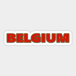 BELGIUM. BELGIQUE. SAMER BRASIL Sticker